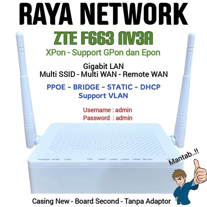 Xpon Zte F663Nv3A Second Co