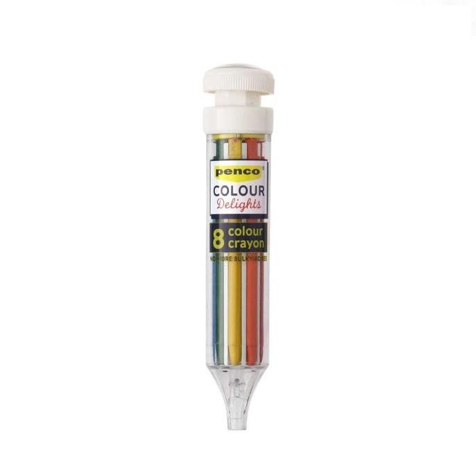 

High Tide Penco 8 Color Crayon Colour Delights Multi Crayon Pen