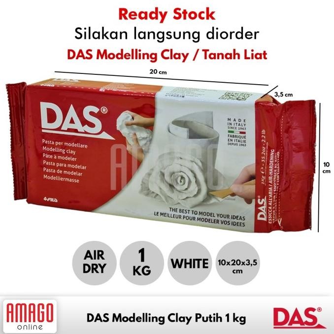 

Paket Murah - Tanah Liat DAS Modelling Clay 1 kg + 8 buah Alat Pottery Clay Tool Set murah