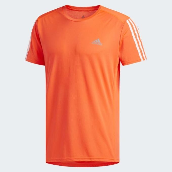 Baju Lari AdidasRun It 3-Stripes TeeOriginal Terlaris