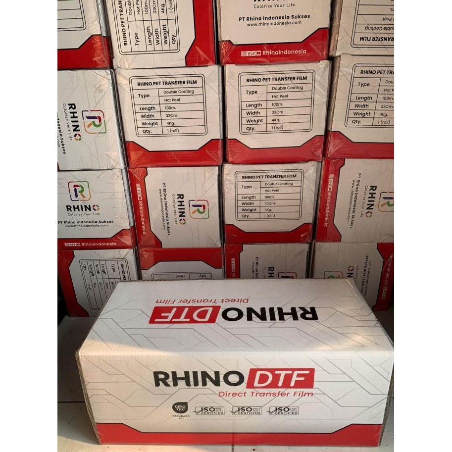 Pet Film Dtf Ukuran A3 Roll 33 X 100 Cm Kualitas Premium Ptf - 33
