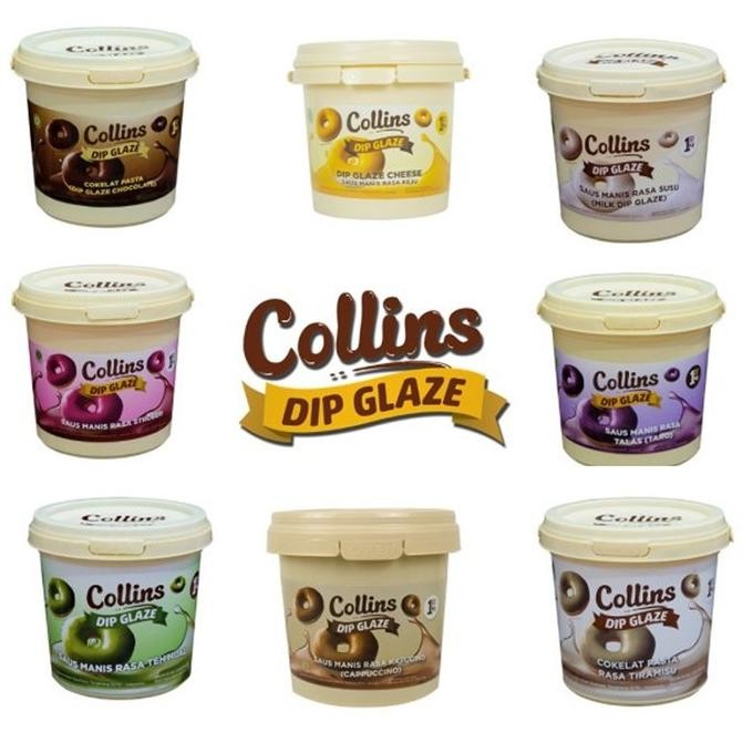 

(Good) Collins Dip Glaze 1 kg Topping Kue Donut Pisang