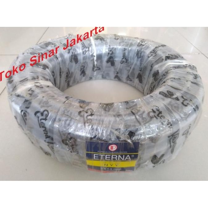 *#*#*#*#] Kabel Listrik NYY 2x1.5 Kabel NYY 2x1,5 ETERNA PERROLL 50M