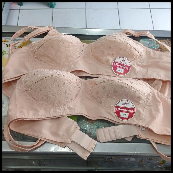 Bh Bra Monalisa Katun Asli Bh Bra Monaliza Katun Ukuran 32 - 40 Cup A - B Terlaris