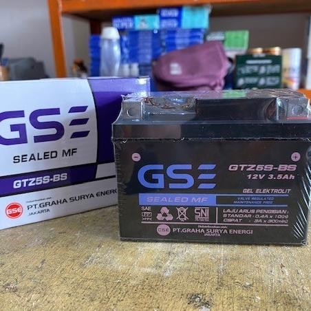 Aki Motor GS E GTZ5S Honda Blade 110 + New Blade 125 Fl + Karisma