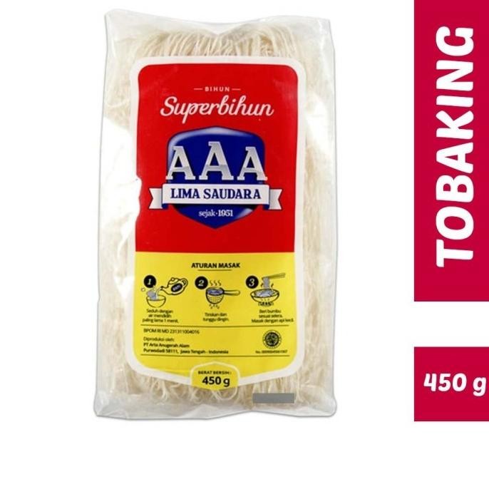 

(Good) Bihun AAA Lima Bersaudara Super bihun 450 gr