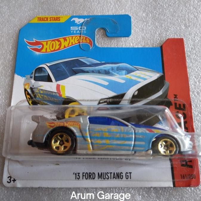 Hot Wheels 13 Ford Mustang GT. Short Card HW Race Series 2013. 50th Years Anniversary. Track Stars. 