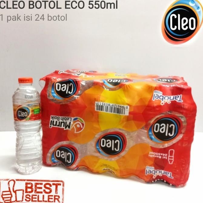 

(Good) Cleo Botol 550ml air mineral eco pak 24 botol 550 ml