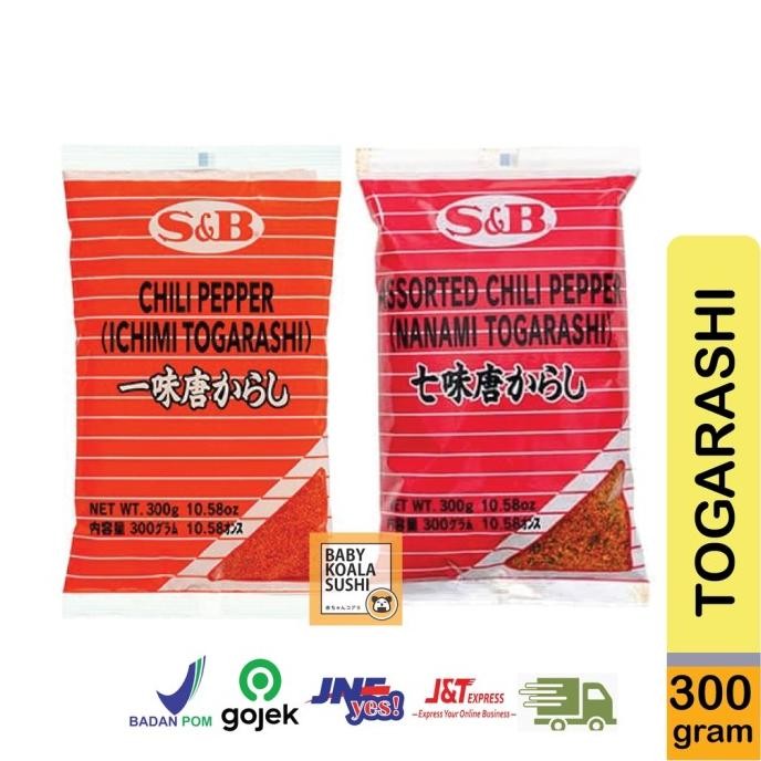 

S&B Ichimi Togarashi 300 g Bubuk Cabe Import Jepang CS