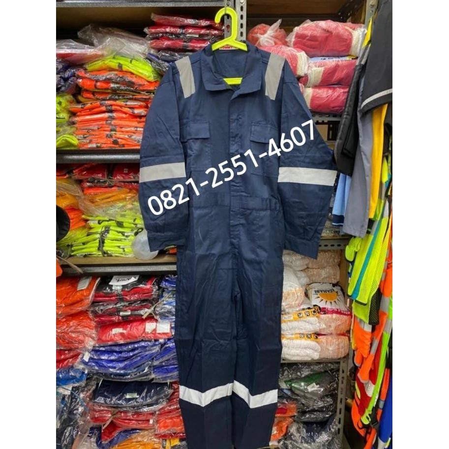 Wearpack Safety Ukuran 5Xl / Coverall Proyek Jumbo / Baju Kerja Safety New Stok