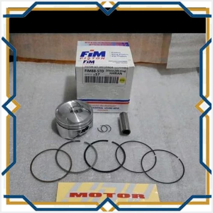 [HOY] SEHER KIT PISTONFIM PIM SMASH SHOGUN R15 MX NMAX KLX AERO 14FIM58.5