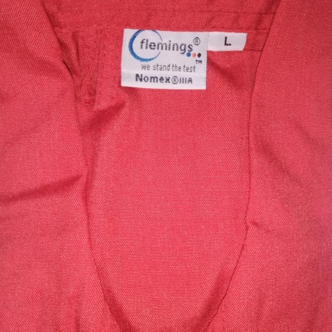 Coverall Flamming Nomex Iii A Merah New Stok