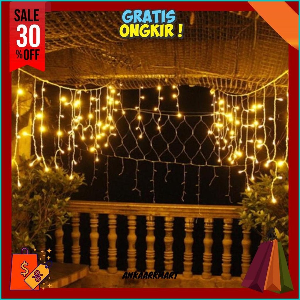 Lampu Tumblr Tirai / Curtain Light Terlaris