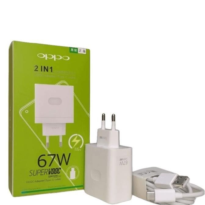 [Good] Charger Oppo SUPER VOOC 67W Kabel Tipe C Type-C 67 Watt Oppo A98 A92