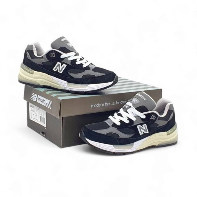 New Balance 992 USA Black Grey White