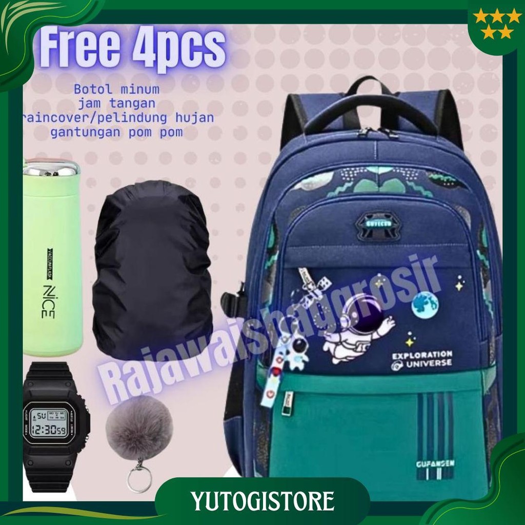 Tas Sekolah Anak Laki Laki Astronot Bestseller Tas Ransel Anak Sekolah Tas Backpack Astronot Laki-La