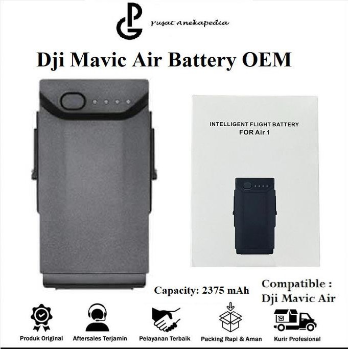 Dji Mavic Air Battery - DJI Mavic Air Baterai - Batre Original