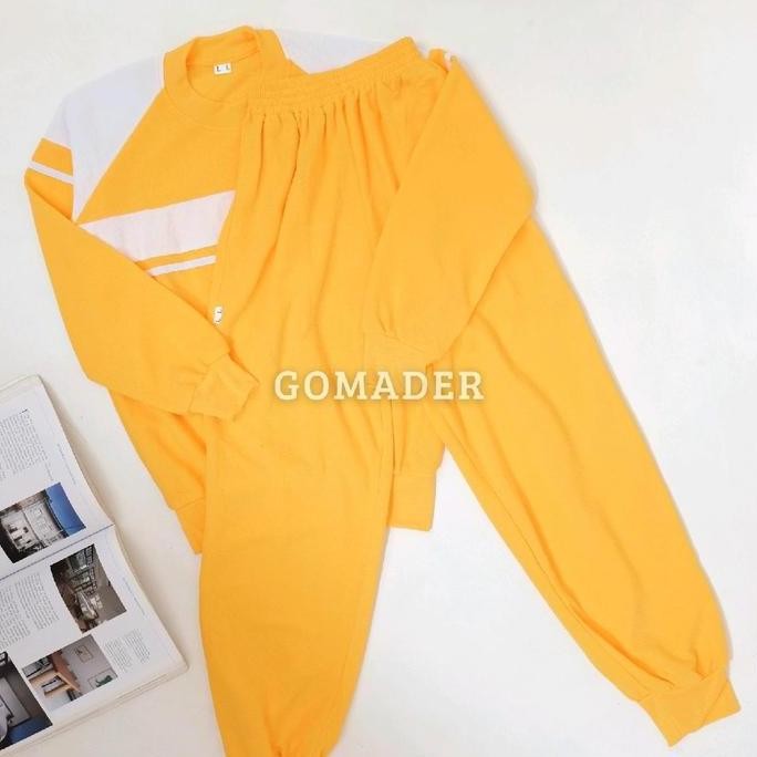 Super Murah, Baju Olahraga Kulit Jeruk Anak Tk/Paud Kuning Putih Seragam