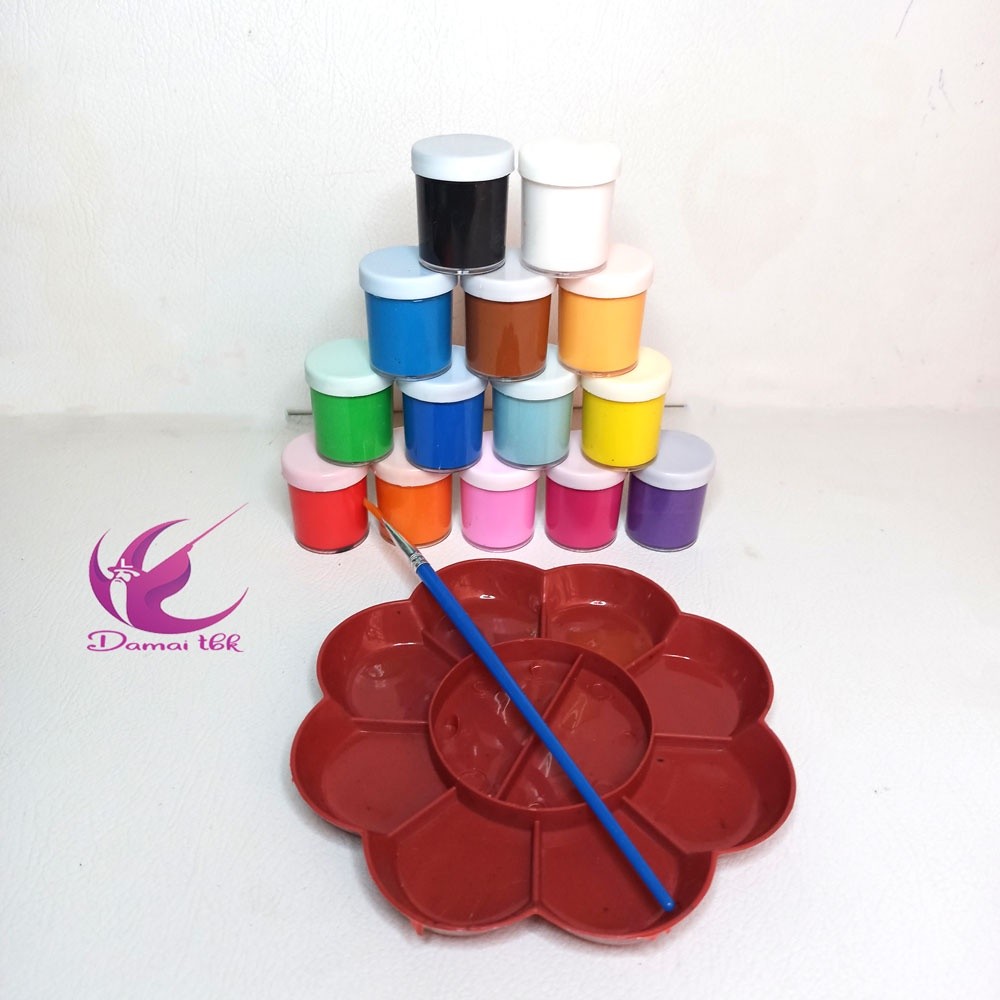 

Disc Paket Lengkap Cat Lukis Dengan Kuas Dan Palet 14 Warna R14