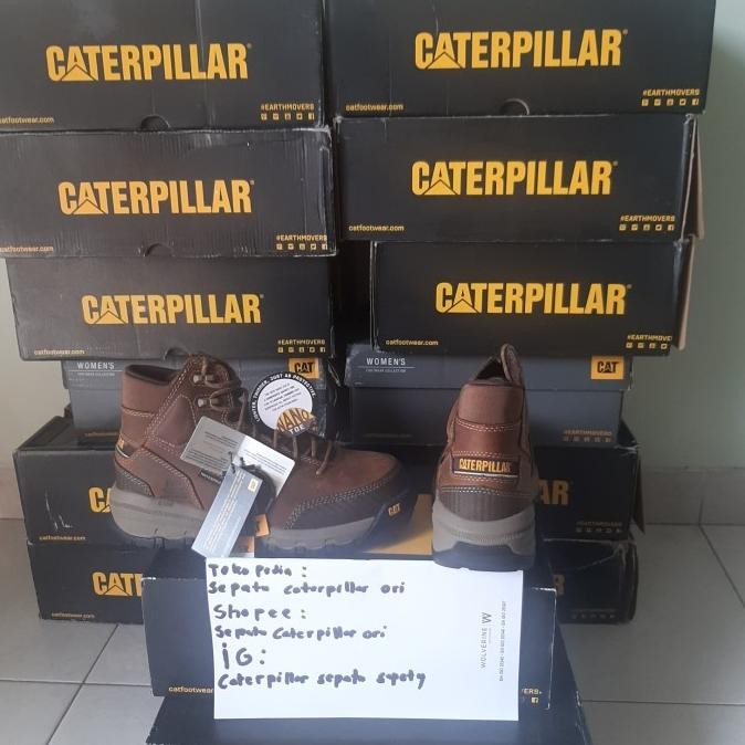 Sepatu Safety Caterpillar Device Ct Wp New Stok