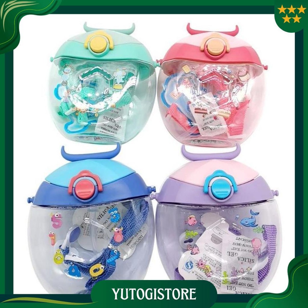 Hss Botol Minum Donat Tanduk Anak Karakter Baby Shark 400Ml - Seliya 2555 Sale