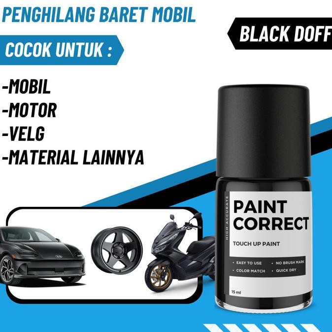 CAT OLES PENGHILANG BARET MOBIL MOTOR BLACK MATTE DOFF PROMO
