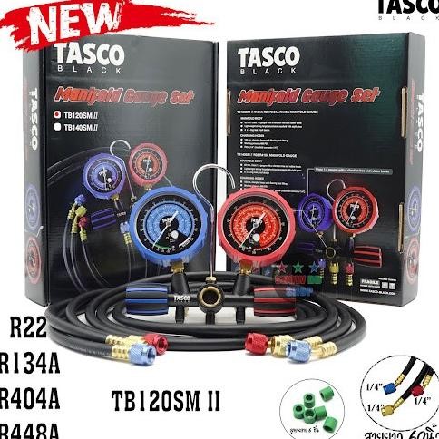 ((((()paling dicari] Testing Manifold gauge ac TASCO black TB120SM