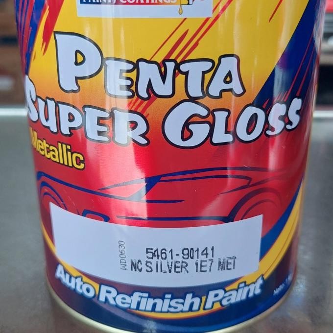 CAT PENTA SUPER GLOSS SILVER 1E7 METALLIC - SILVER MOBIL AVANZA - 1 KG HEMAT