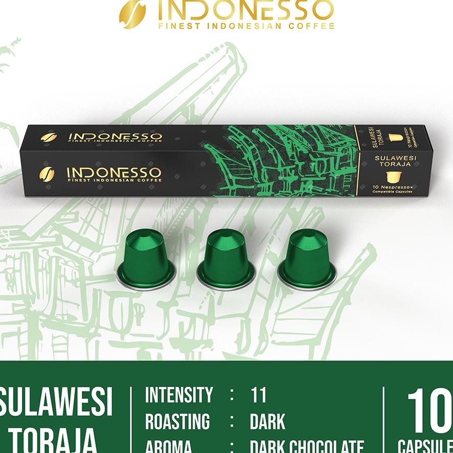

Indoneo Ulawei Toraja Coffee Capule Compatible With Nepreo Machine Apul Opi