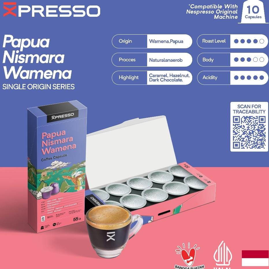 

Opi Apul Preo Papua Nimara Wamena Coffee Capule Nepreo Compatible