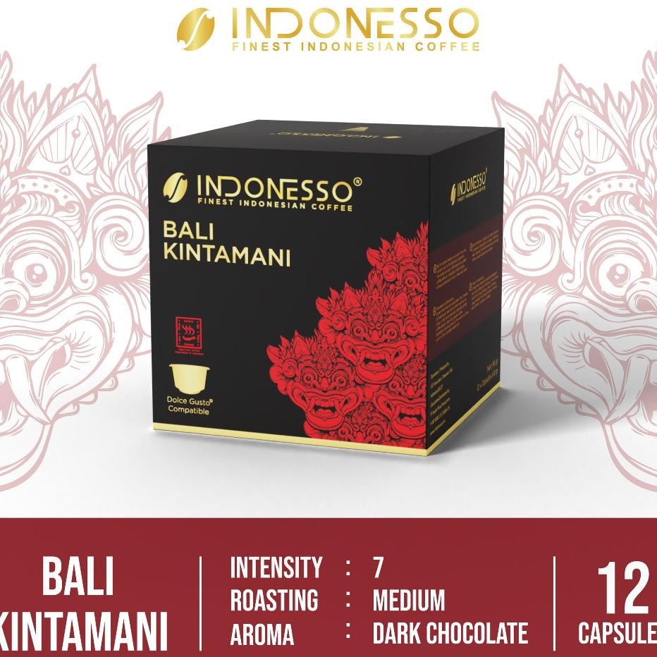 

Indoneo Bali Intamani Coffee Capule Compatible With Necaf Dolce Guto Machine Apul Opi