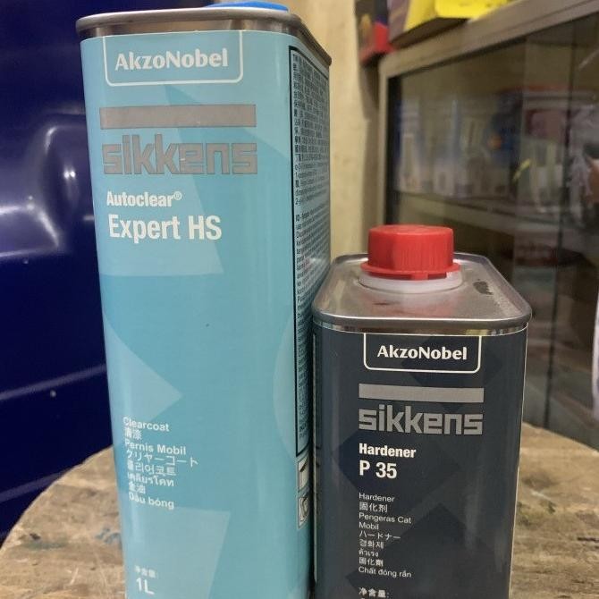 Vernis Pernis Sikkens hs plus clear coat 1L + 0.5 L - original product TERBARU