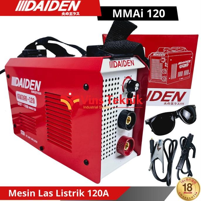 DAIDEN MMAi 120 Mesin Las Inverter Trafo Las Travo Las 120A MMA 120