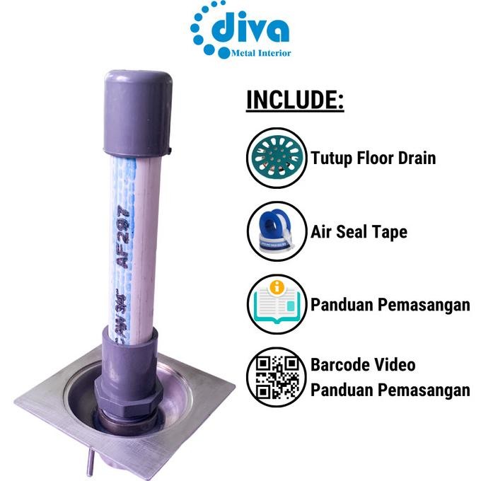 Floor Drain/Saringan Got Anti Banjir/Penghalau Air Got Kamar Mandi