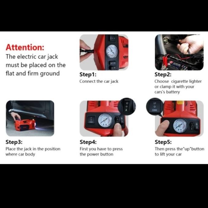 Special Price Dongkrak Elektrik 5 Ton / Dongkrak Electric / Dongkrak Mobil 4In1