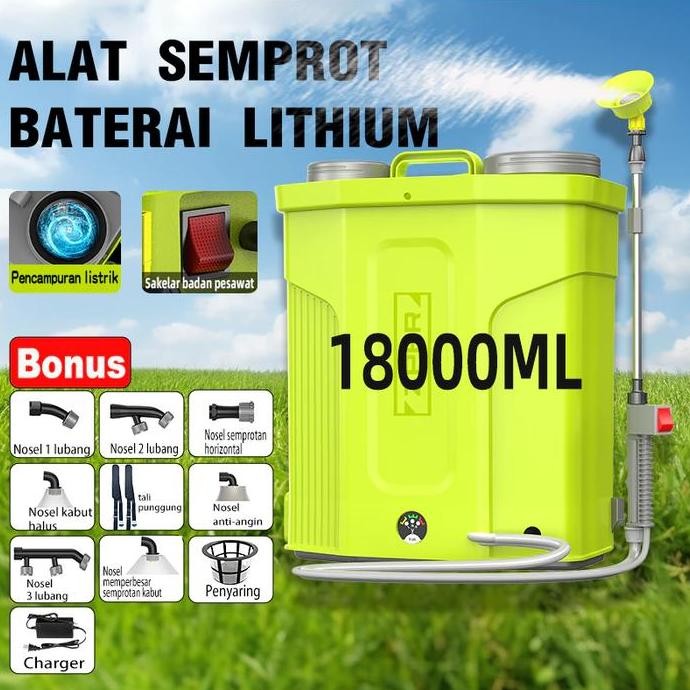 HARGA DISC - CODZPER Alat Semprot Tangki Sprayer Manual 18 Liter Elektrik ZP029 semprotan pertanian 