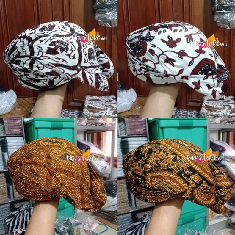 Diskon Blangkon Jogja Polos Halus / Motif Jarik Murah