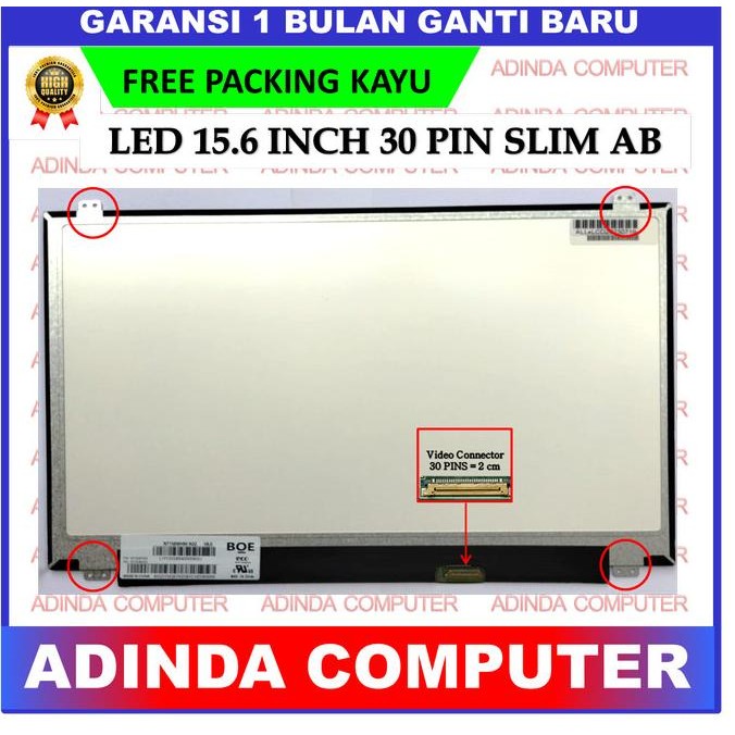 Bisa Gosend Lcd Led Asus X555Ba X555Bp X555D X555Da X555Dg X555Qg 15.6 30 Slim Ab