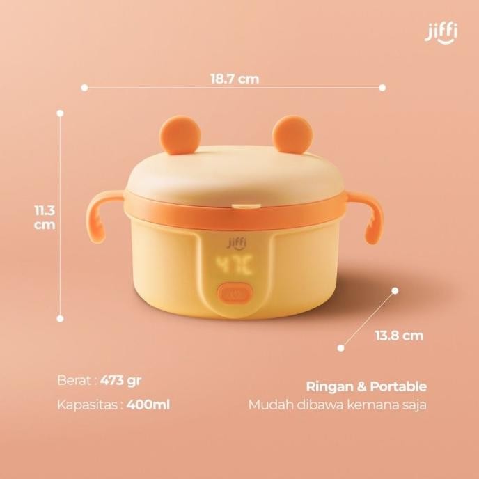 Jiffi Food Warmer (Pemanas Makanan Bayi) Warmer Mpasi