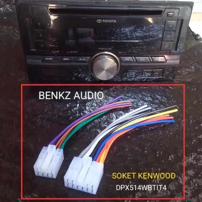 Promo Kabel soket headunit radio tape Toyota Kenwood DPX514WBTIT4 COD