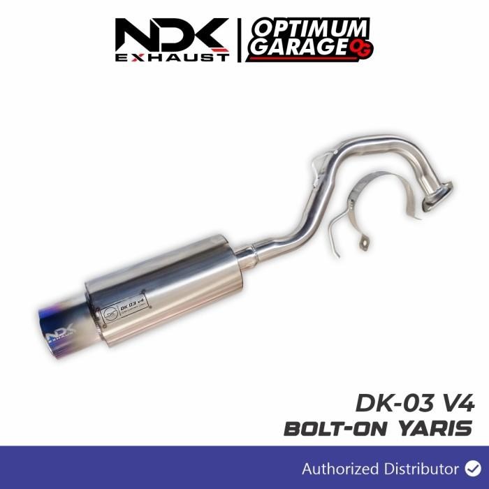 Knalpot Mobil Ndk Exhaust  Muffler Dk-03V4 Plus Bolton Mobil Yaris Original Dan Terpercaya