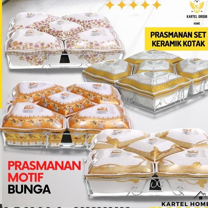 Home Tempat Saji Makanan Prasmanan Kotak Keramik Tempat Lauk Mewah