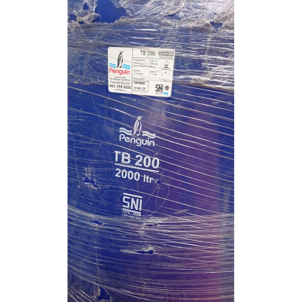 Terjangkau Toren Tangki Air Penguin 2000L Tb200