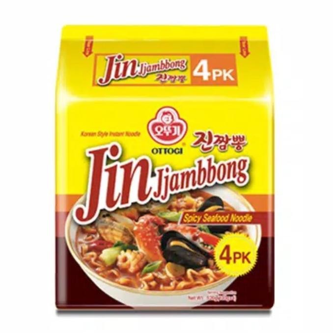 

Ottogi Jin Jjampong Ramen Multi 520Gram(4Pack)