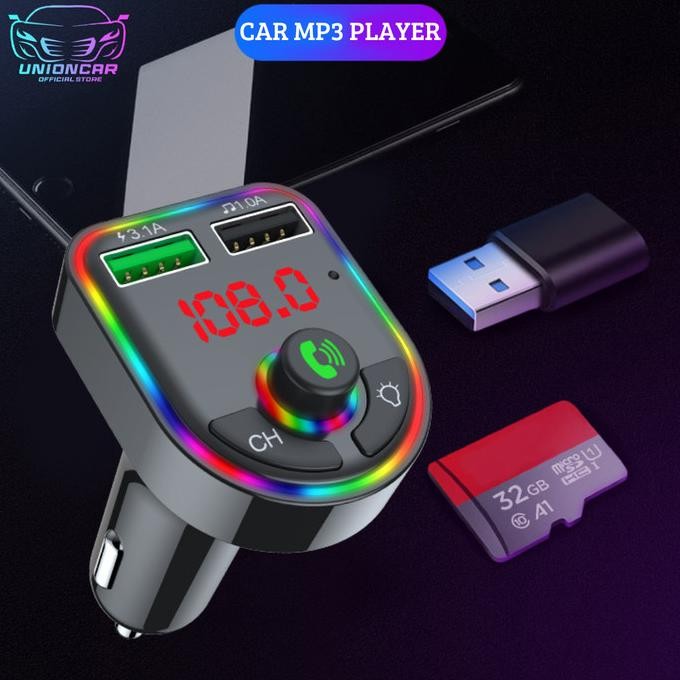 Promo CHARGER MOBIL MODULATOR BLUETOOTH MOBIL FM BLUETOOTH TRANSMITTER F6 COD