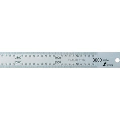 

Shinwa Stainless Steel Ruler H-402I 3000 Mm X 118" / 300Cm / 3M