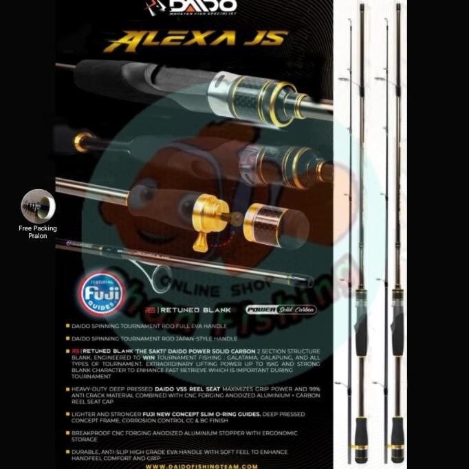 JUAL Joran Spinning Daido Alexa JS