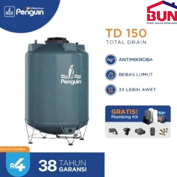 Diskon Penguin Tangki | Toren | Tandon Air Td 160 1500 Liter - Sand Stone