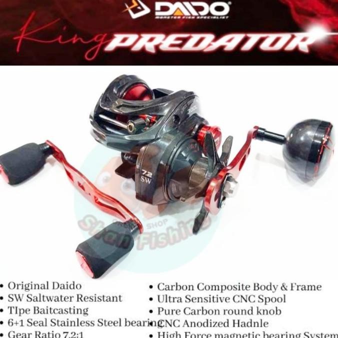 NEW Reel BC/OH Daido King Predator 300L