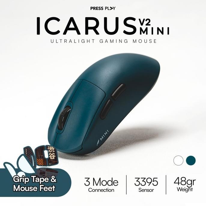 Icarus V2 Mini Ultralight Wireless Gaming Mouse Co
